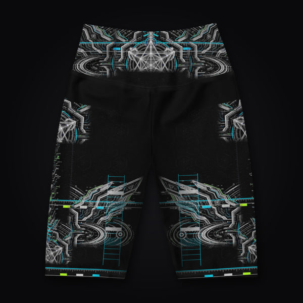 Neon Sigil Biker Shorts