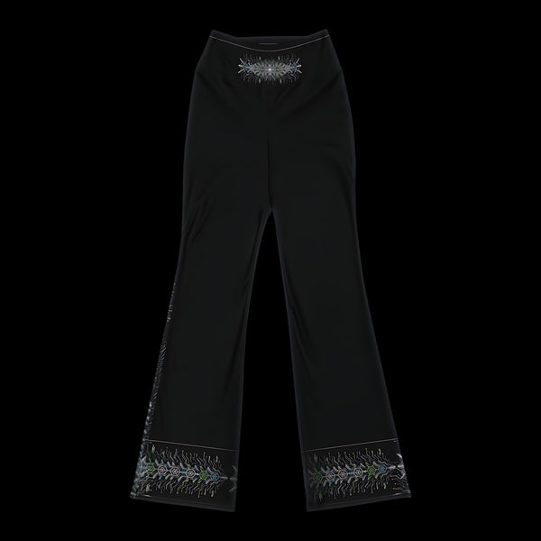 Neon Sigil Flare Leggings