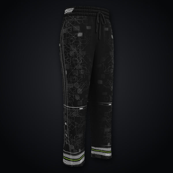 Vertebra Array Wide-Leg Joggers